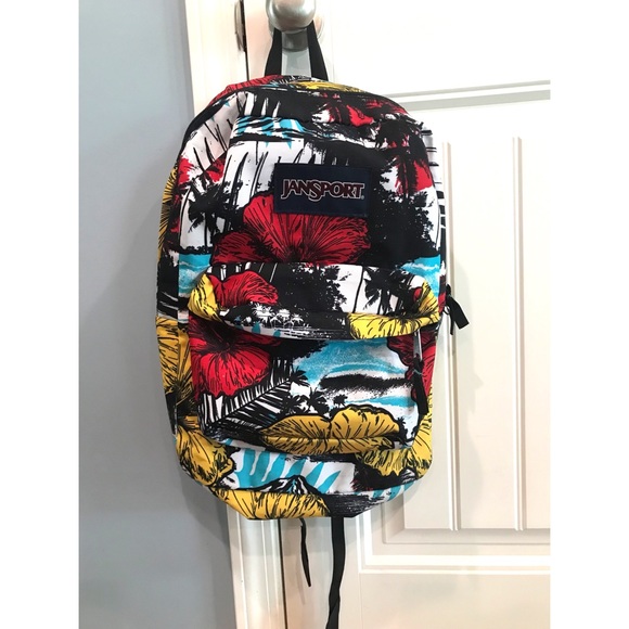 jansport hibiscus backpack